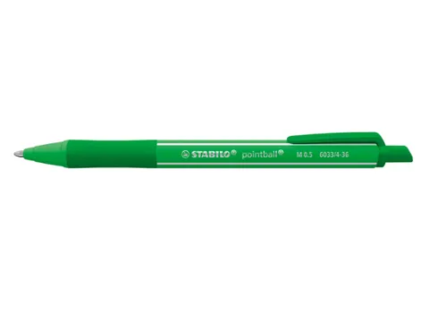 Balpen STABILO pointball colorful medium groen