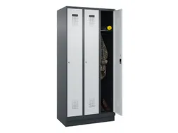 locker,HxBxD 1950x900x500mm,3vak,vak B 300mm,cil.-slot,sokkel