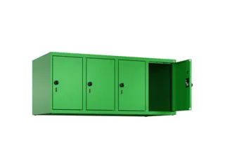 opzetkast,v. locker,4vak.,vak B 300mm,HxBxD 500x1200x500mm - 1