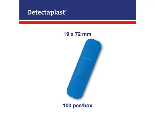 Pansement Detectaplast 8140 universal hydrofuge bleu 19x72mm 100pcs