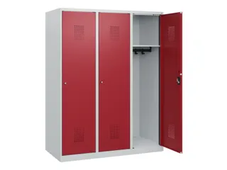 schoollocker,HxBxD 1530x1200x500mm,3vak,vak B 400mm,cil.-slot - 1