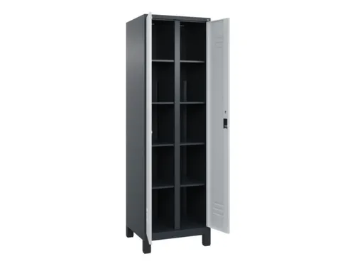wasgoedverdeelkast,HxBxD 1950x600x500mm,vak B 300mm,cilinderslot