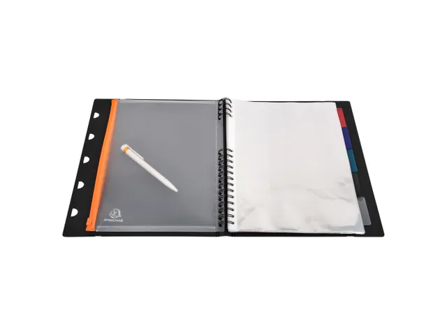 Protège-documents Exaview Exactive 80 vues - A4 - Noir