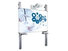 Projectiebord 150x240cm 100 inch kolom mat wit finger touch