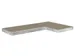 Plancher en aggloméré pour étagère d'angle à gauche 890x490mm