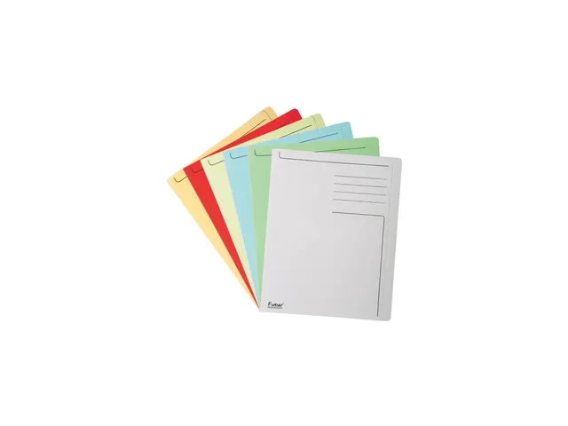 Dossiermap Bedrukt zichtrand Forever A4 280g/m2 Lichtblauw 100 Stuks