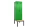 locker met bank,voor scheiding van kleding,HxBxD 2120x600x815mm,2vak