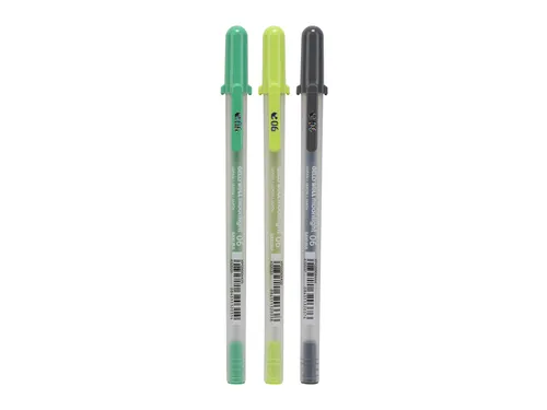 Gelschrijver Sakura Gelly Roll Moonlight 06 botanic set à 3 kleuren