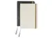 Carnet de notes Pure Croco A6 ligné 2 pces 80gramme 160pages noir et