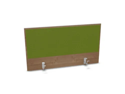opzetpaneel,v. bureau,aanbouw achter,B 1000mm,NT-cherry,BN7048-groen