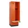 locker met bank,HxBxD 1950x600x815mm,2vak,vak B 300mm,cilinderslot