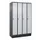 locker voor scheiding van kleding,HxBxD 1950x1200x500mm,4vak
