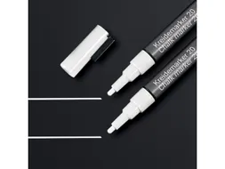 Krijtstift Sigel wit 2stuks ronde punt 1-2 mm