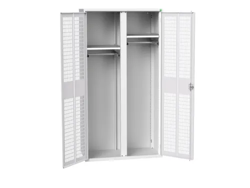 universele kast,HxBxD 2000x1050x550mm,2xStalen bodem,scheidingswand
