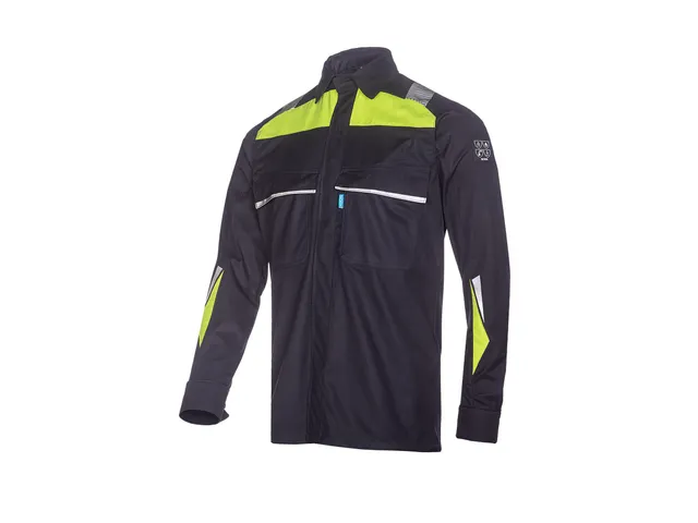 Chemise sioen 076V Rufford Bleu marine/Jaune Tailel XL