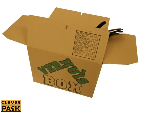 Verhuisdoos CleverPack bedrukt 480x320x360mm pak à 25 stuks