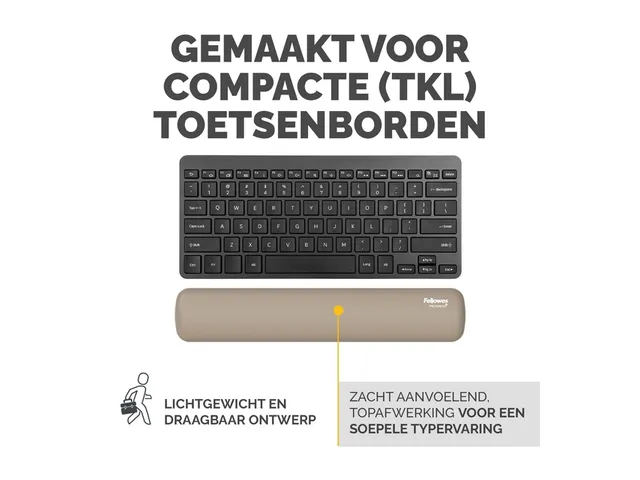 Polssteun Fellowes Breyta compact zand 6x32cm