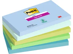 Memoblok 3M Post-it 655 76mmx127mm Super Sticky Oasis