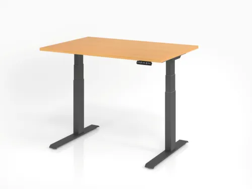 Elektrisch in hgte vst. zit-sta-bureau,HxBxD 640-1290x1200x800mm