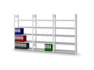 dossierstelling,grondveld,HxBxD 1750x1060x335mm,vaklast 60kg - 6
