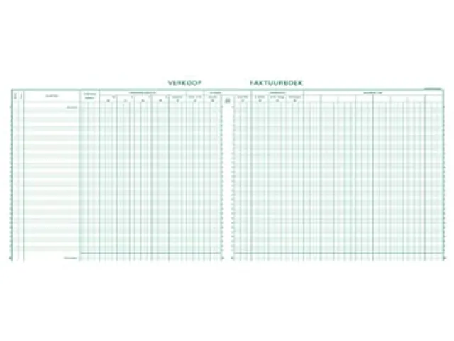 Exacompta Register Verkoop, 27 X 32 Cm Nederlandstalig