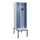locker met bank,HxBxD 2120x600x815mm,2vak,vak B 300mm,cilinderslot