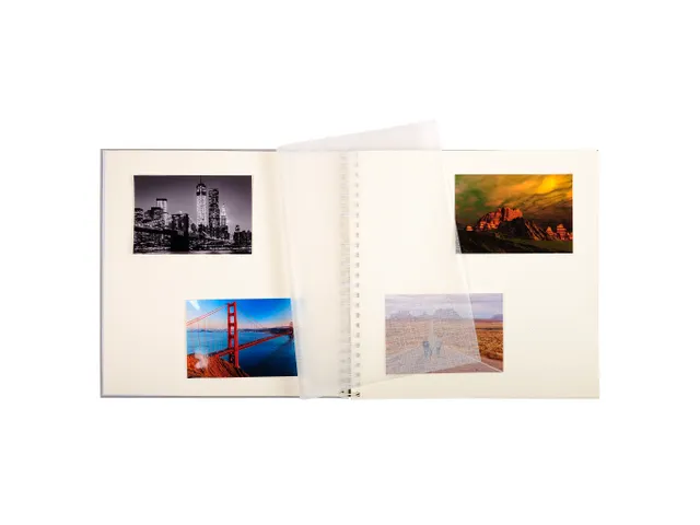 Fotoalb ZEN 32x32cm 60bl grijs