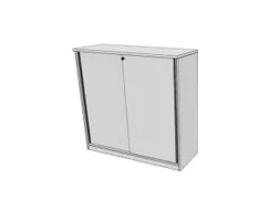 schuifdeurkast,HxBxD 1155x1200x445mm,Bl-wit