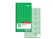Bonboekje Sigel zelfdoorschrijvend 10,5x20cm 360 nrs groen