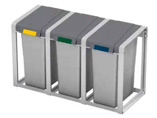 Afvalverzamelaar Uitbreiding 35 Liter 570X350X415Mm Grijs - 5