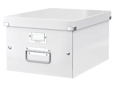 Opbergbox WOW Click & Store 281x200x370mm wit 85% gerecycled karton