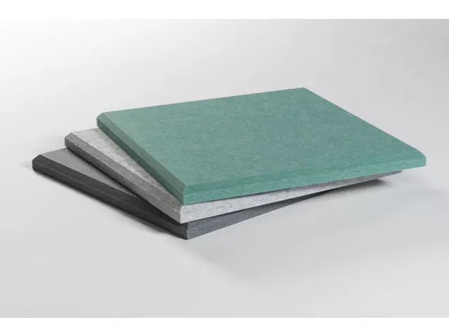 Akoestische PET-vilt wandtegels 30x30cm Combi Petrol Groen 12 Stuks
