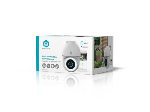 Beveiligingscamera Nedis Smartlife Wifi buiten 3MP Full HD 1296p wit