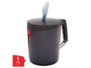 Poetsroldispenser WypAll reach centerfeed zwart 6221 - 3