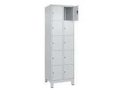 lockerkast HxBxD 1950x600x500mm 2x5vakken cil.-slot voeten