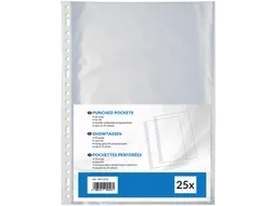 Geperforeerde showtas A4 23-gaatsperforatie 0.08mm pak van 25 stuks
