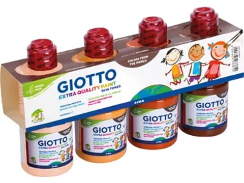 Extra Quality Skin Tones plakkaatverf 250 ml X4