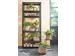 Panier plante Mica Jonc de mer Avalon rond marron clair 26x26cm