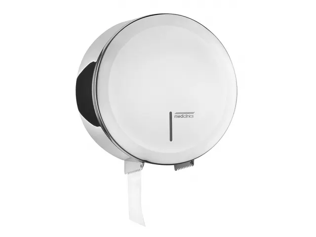 Toiletpapierdispenser RVS Hoogglans voor Midi Jumborol Toiletpapier