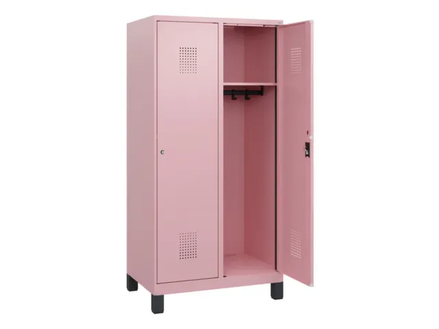 schoollocker,HxBxD 1630x800x500mm,2vak,vak B 400mm,cil.-slot,voeten