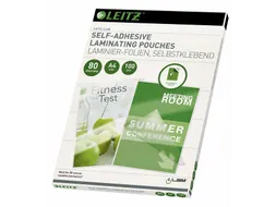 Lamineerhoes Leitz A4 zelfklevend 2x80 micron EVA 100stuks
