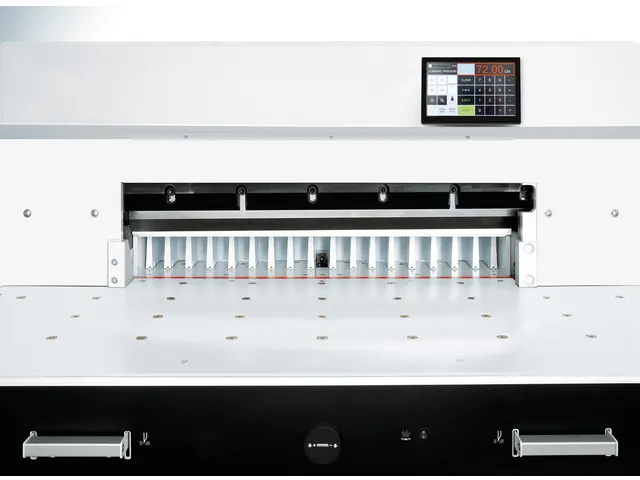Stapelsnijmachine Ideal 7260 72cm Luchttafel Hydraulisch met onderstel