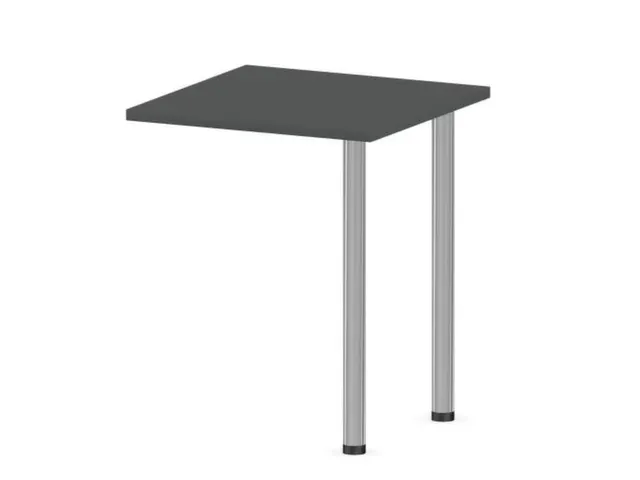 aanbouwtafel,i.h.v.,HxBxD 720-840x600x600mm,MS-donkergrijs