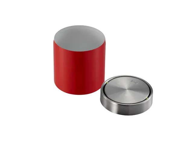 Fandy Tafelafvalbak Rood Mat RVS