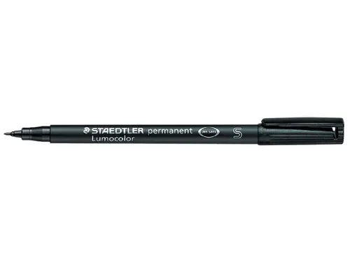 Viltstift Staedtler OHP Lumocolor 313 Zwart Super fijn 0.4mm