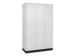 locker,HxBxD 1950x1200x500mm,3vak,vak B 400mm,cil.-slot,sokkel