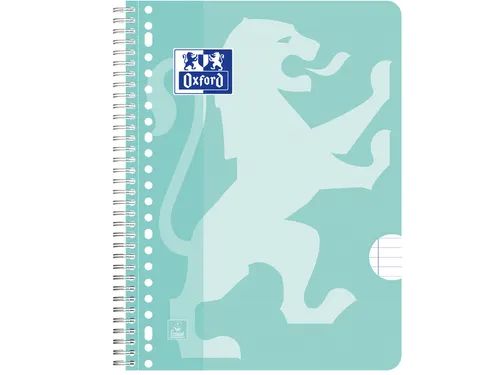 Collegeblok Oxford School A4+ lijn 23-gaats 160 pagina's 80gr pastel a