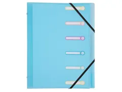 Sorteermap PP Chroma line 3klep 6v pastel