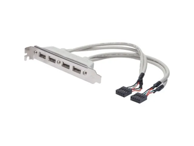 Usb Slot Bracket Cable 4x Type A-2X10PI