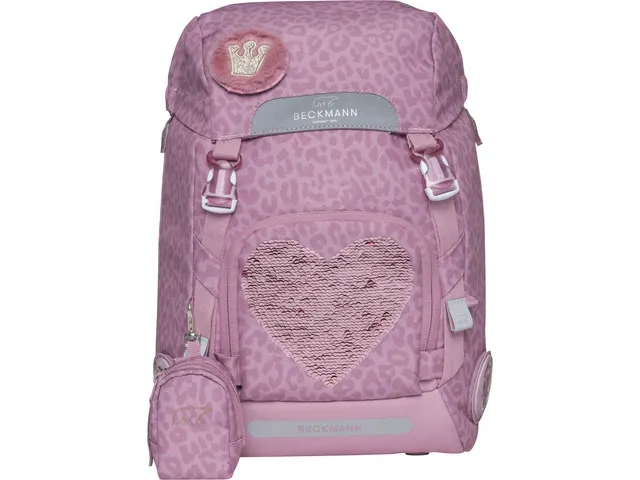 Schooltas Beckmann Classic 22L Furry pink